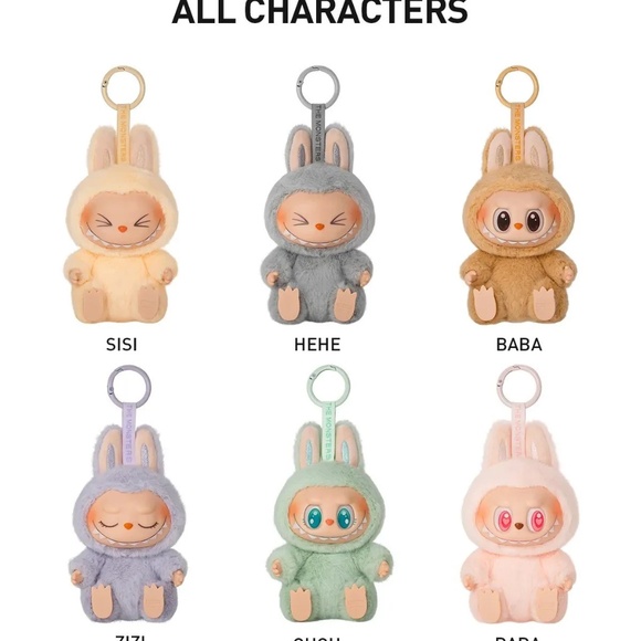 [NEW/SEALED] POPMART LABUBU QUQU The Monsters Have A Seat Plush Pendant - Picture 8 of 9